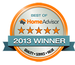 Best of Home Advisor Winner - 2013