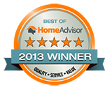 Best of Home Advisor Winner - 2013