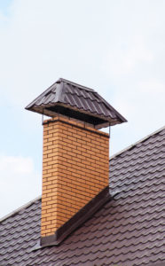 chimney with cover and flashing