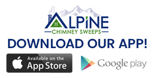 Logos for downloading Alpine Chimney app